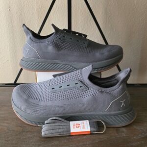 Flux Footwear Adapt Grey Knit Barefoot Training Shoes Mens 10.5 Womens 12